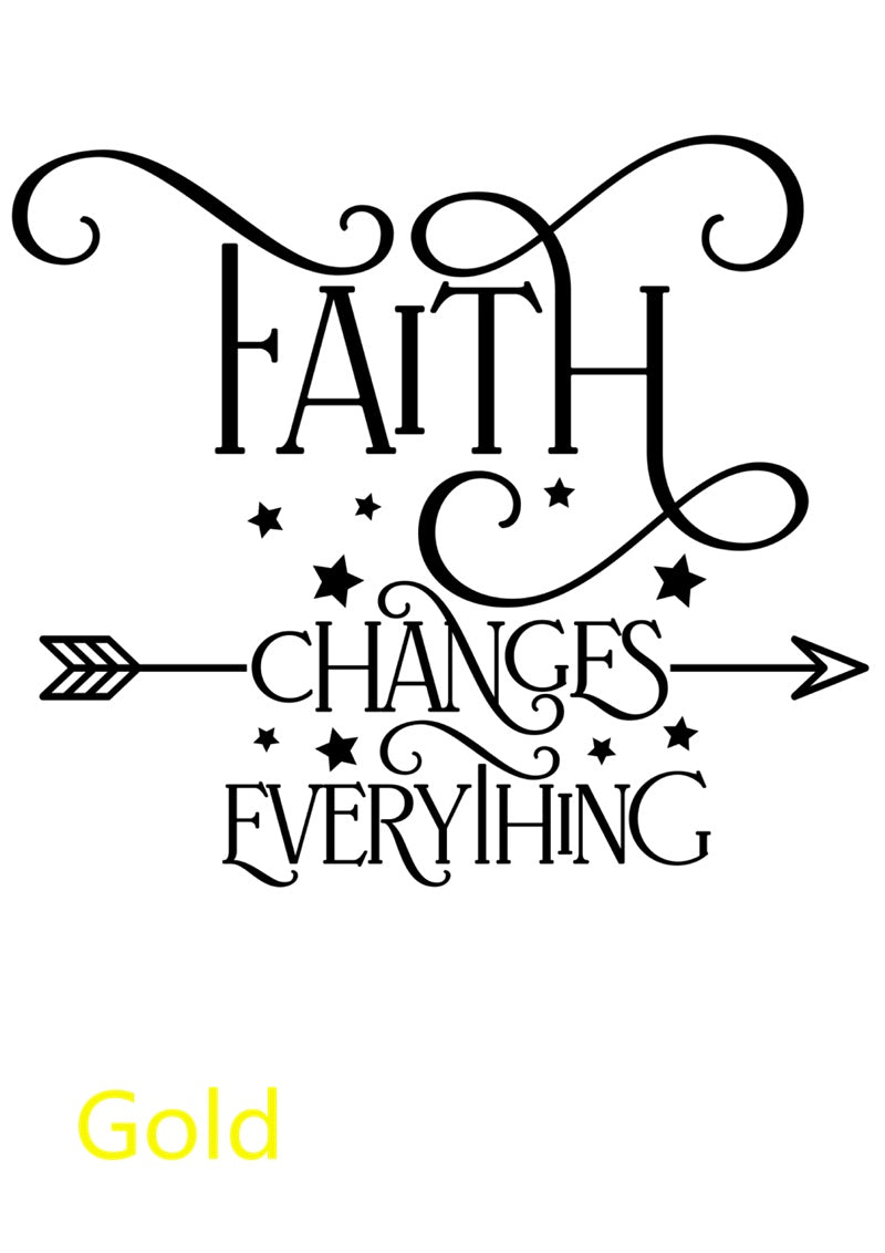 'Faith Changes Everything' Christian Decal