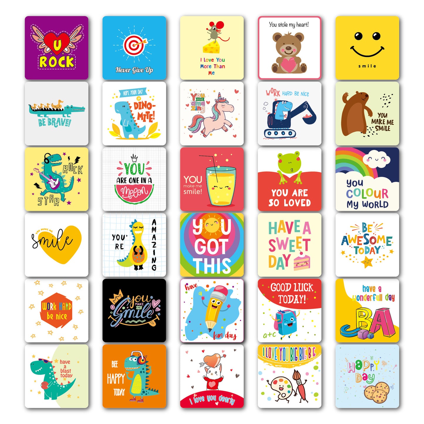 Kids Lunch Box Cards