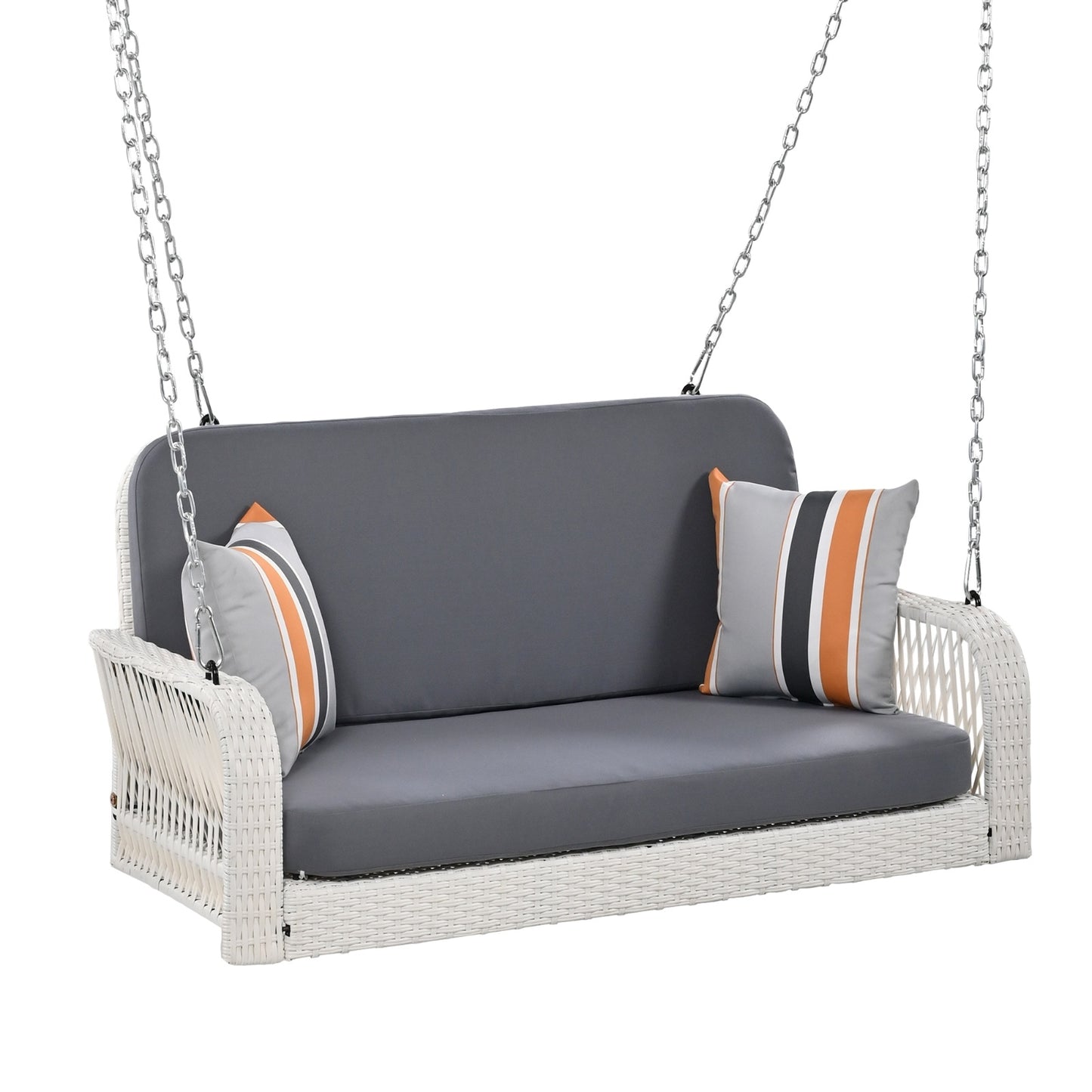 PE Wicker Porch Swing