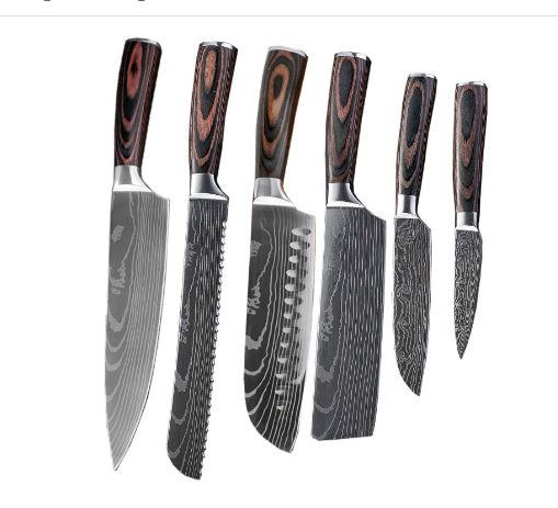 Damascus Style Chef Knives