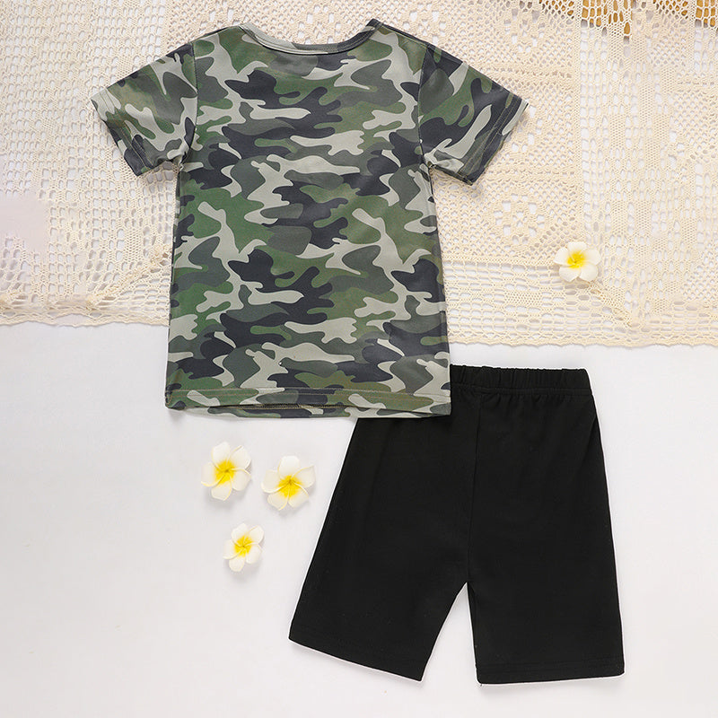 'Daddy's Girl' Cute Letter Print Top & Coordinating Pants Set