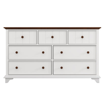 Wooden Captain Seven-Drawer Dresser