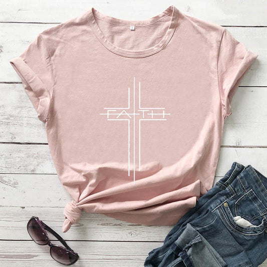 FAITH graphic short sleeve