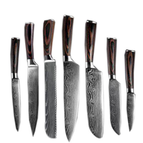 Damascus Style Chef Knives