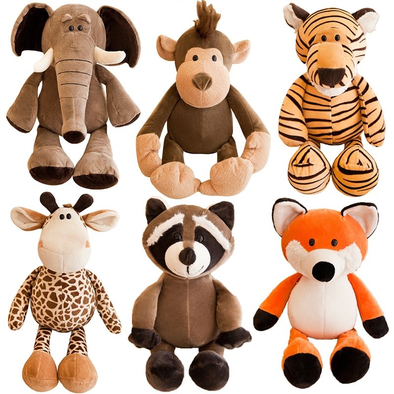 Jungle Animal Plush Toys