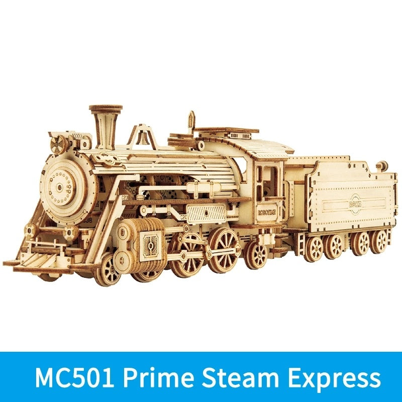 Robotime ROKR 3D Wooden Train Puzzle