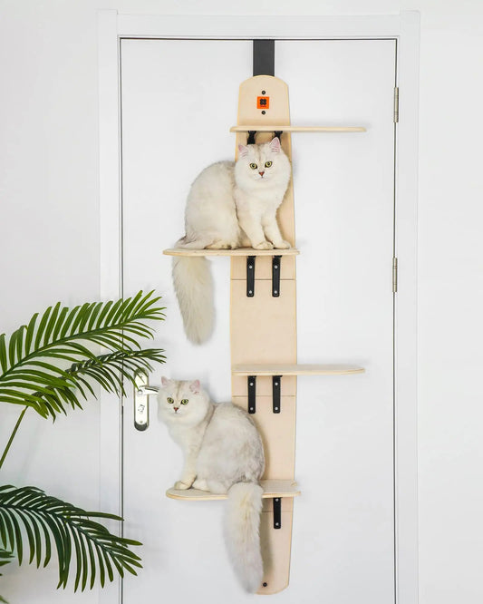 4-Level Door Mounted Vertical Cat Tree