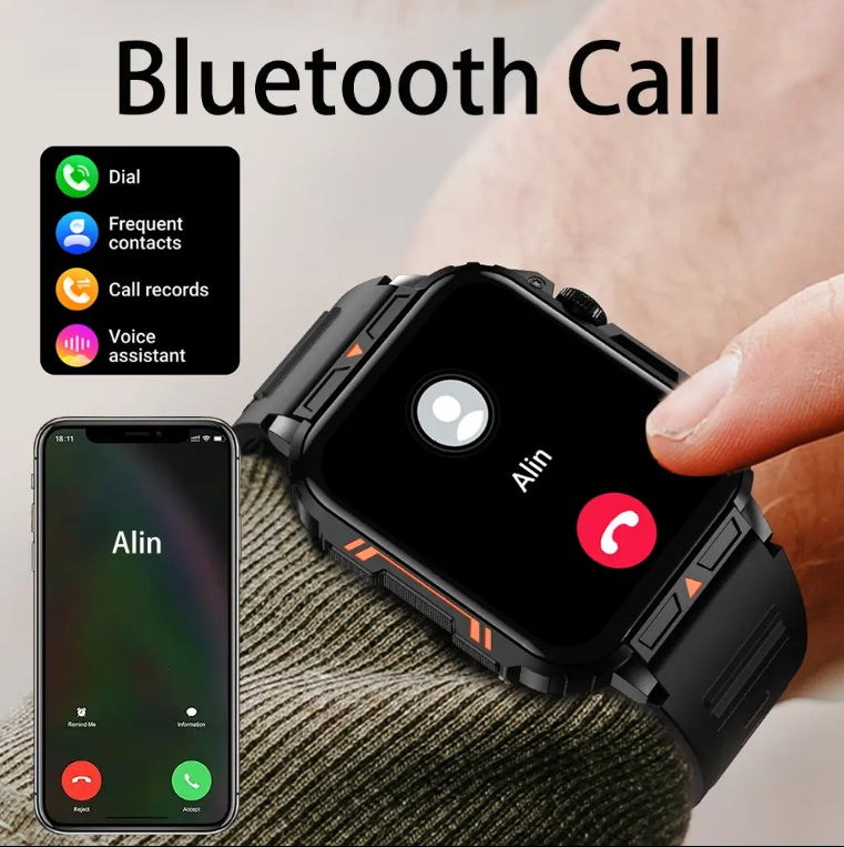 L81 Outdoor Sports Square Smartwatch for IOS and Android