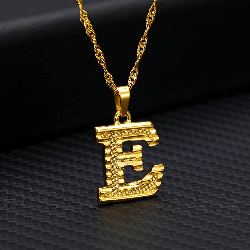 Gold-plated pendant necklace