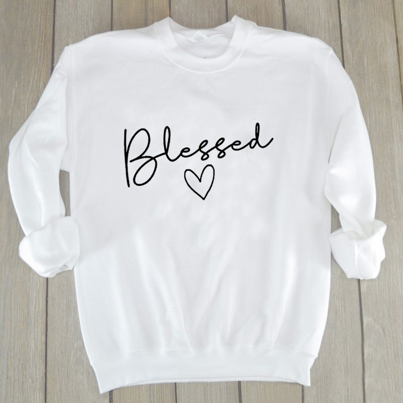 Long-sleeved blessed sweater