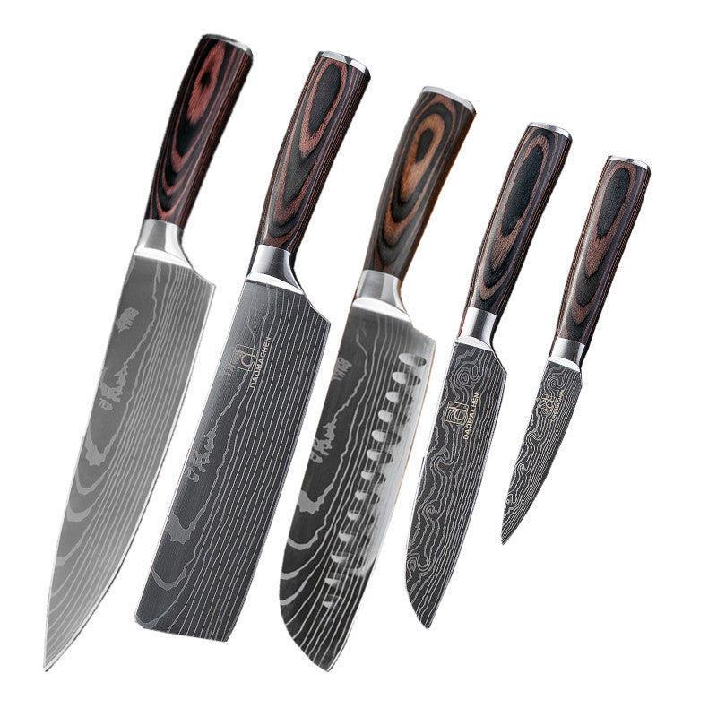 Damascus Style Chef Knives