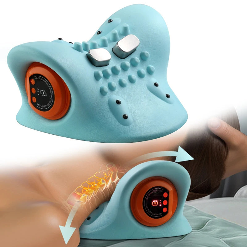 Cervical Spine Relief Traction Portable Neck Massage Pillow