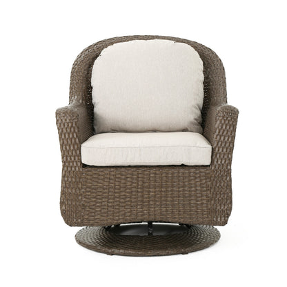 Swivel Club Chair Set