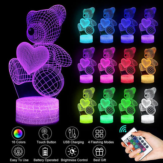 Acrylic USB LED Night Lights