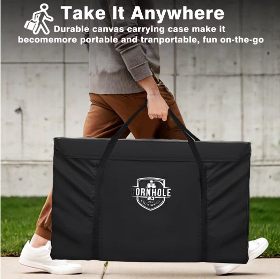 Solid Wood Premium Cornhole Set