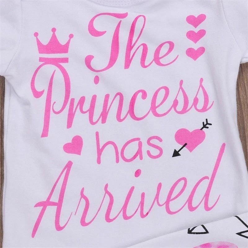 4PCS Newborn Kids Baby Girl Romper Outfits