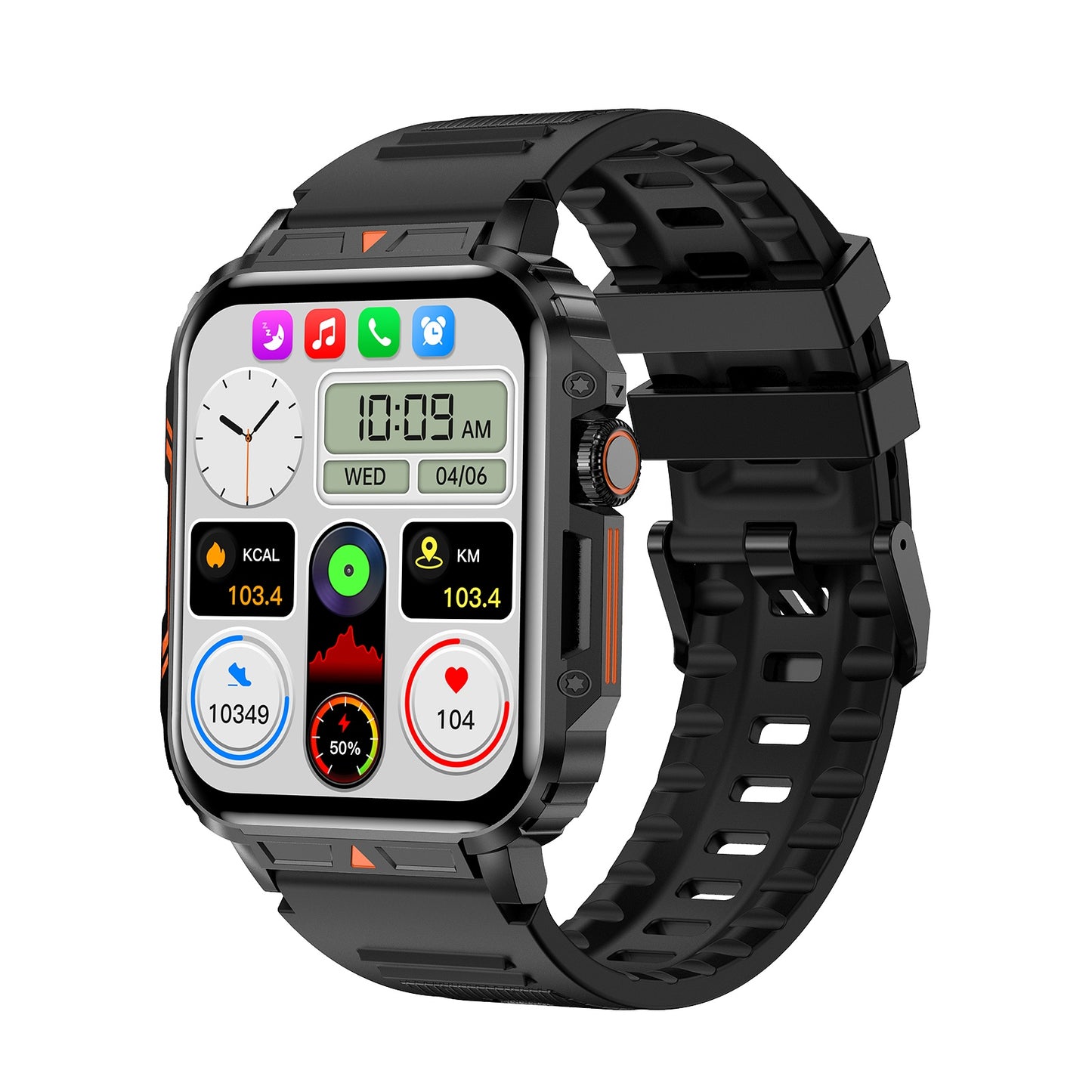 L81 Outdoor Sports Square Smartwatch for IOS and Android