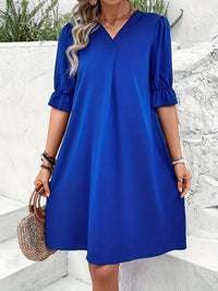 Elegant Short Sleeve Dress
