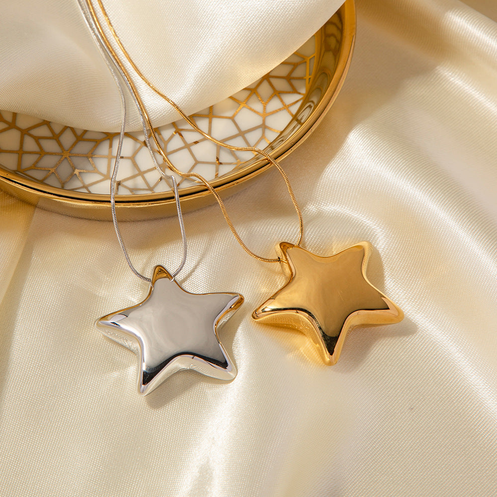 18K Gold-plated Star Necklace