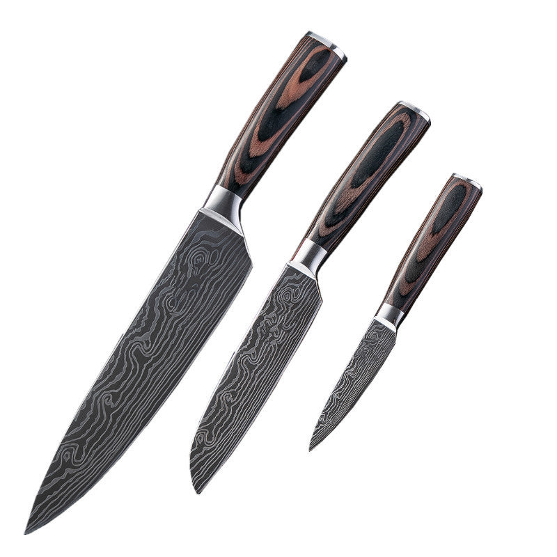 Damascus Style Chef Knives