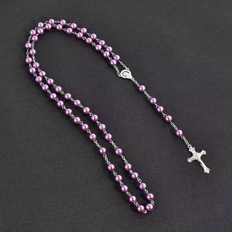 Imitation Pearl Rosary