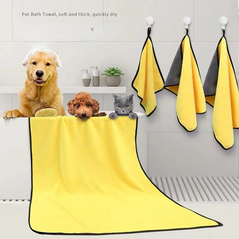 Quick-drying Pet Towels Super Absorbent Quick Drying Microfiber