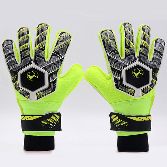 Soccer Goalkeeper Gloves Professional Full Latex Tape