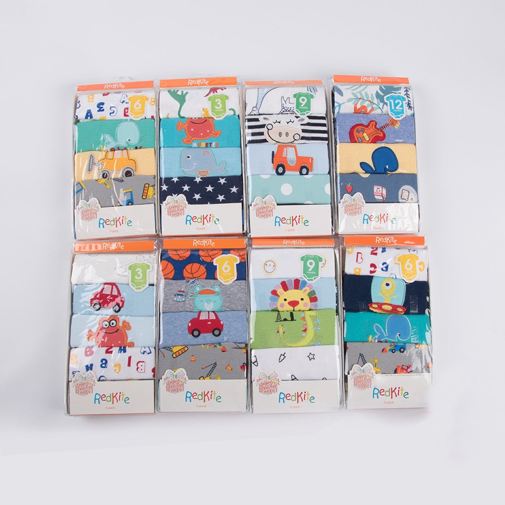 Baby Harmony Onesies 5 PC Set
