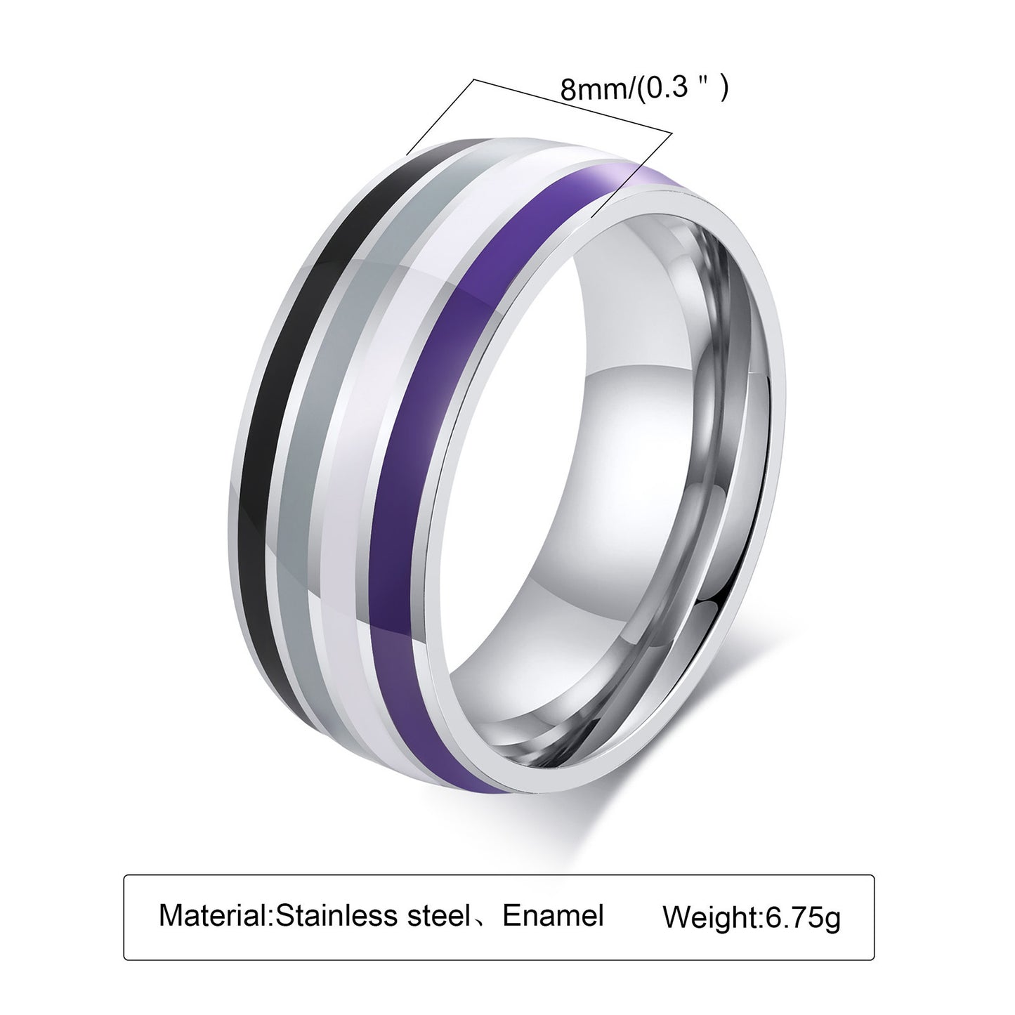 Plain Band Flag Ring