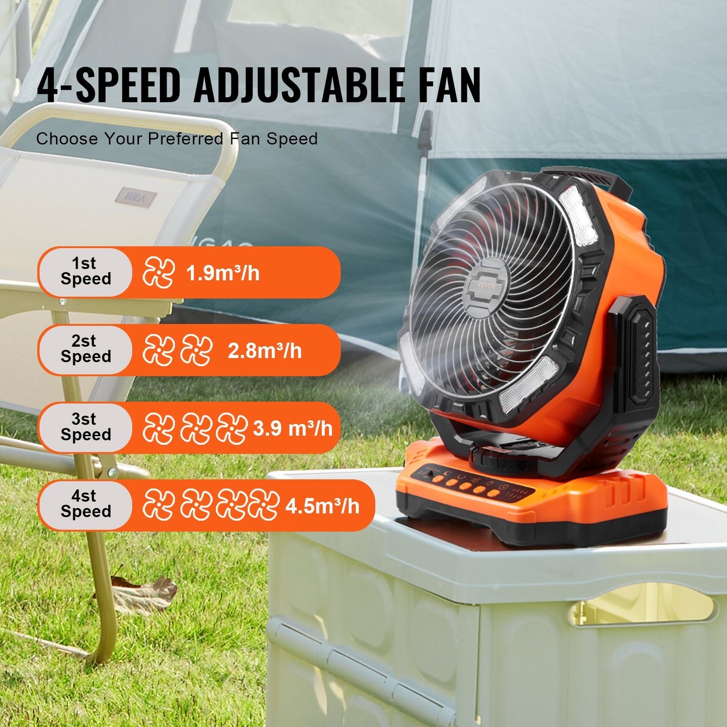 13" Rechargeable Portable Fan