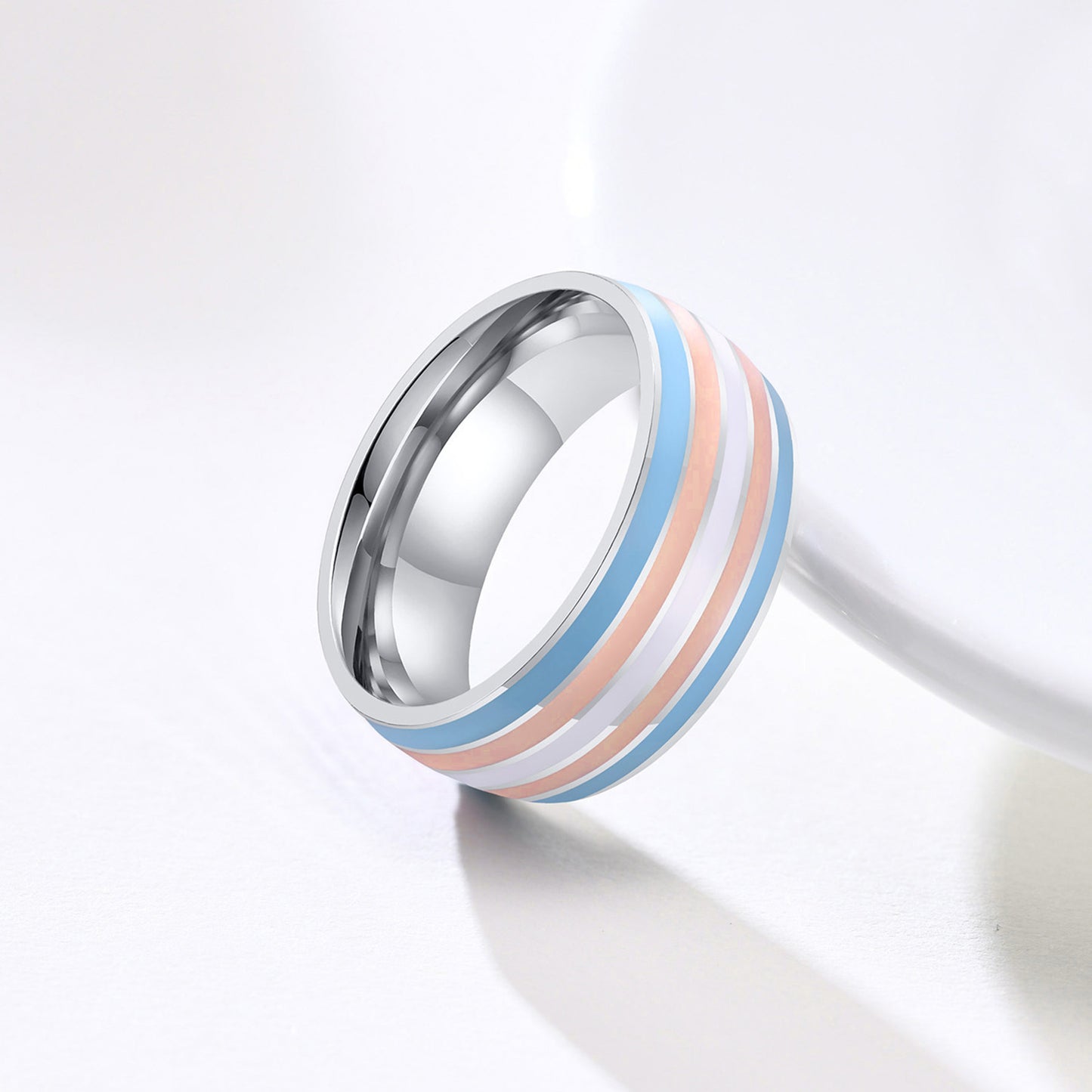 Plain Band Flag Ring