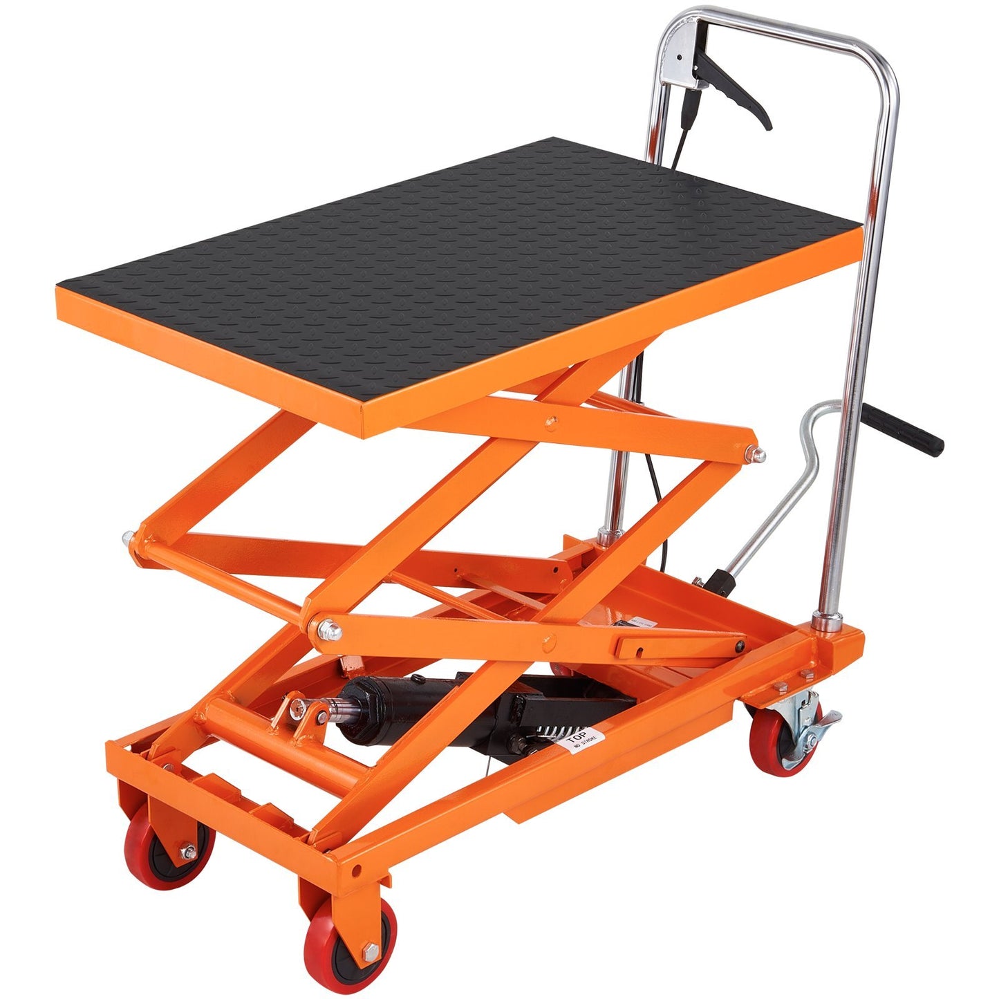 VEVOR Hydraulic Lift Table Cart with 330lbs Capacity