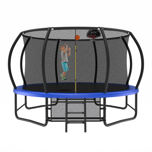 14 Foot Fenced Trampoline