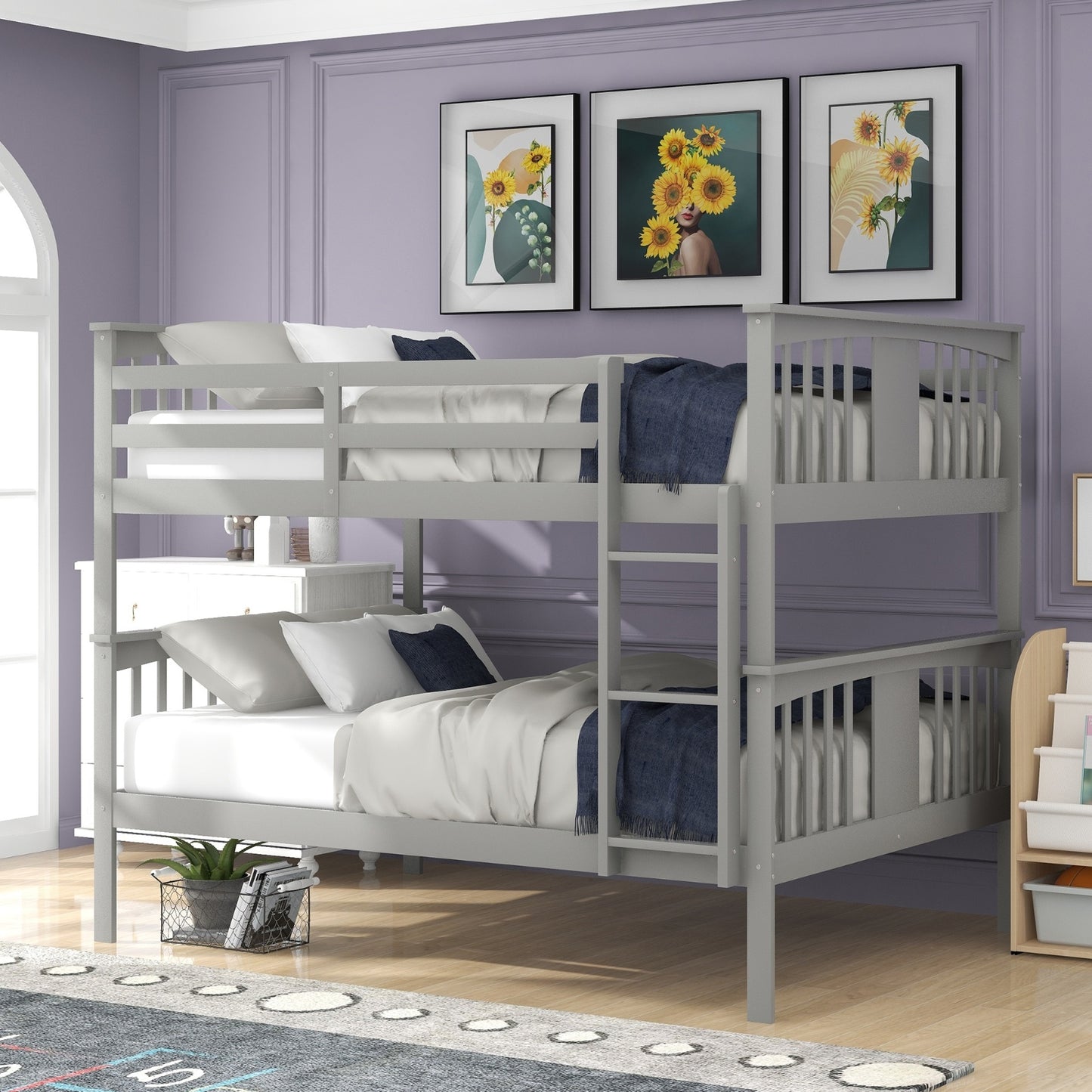 Full Bunk Bed With Ladder