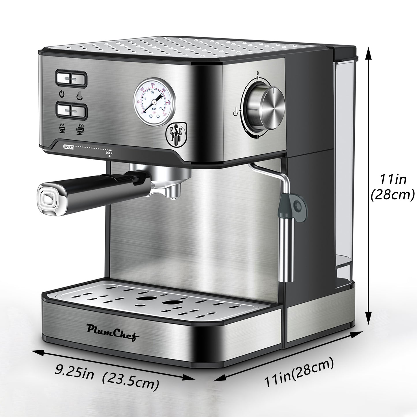Professional Espresso Machine with Milk Frother