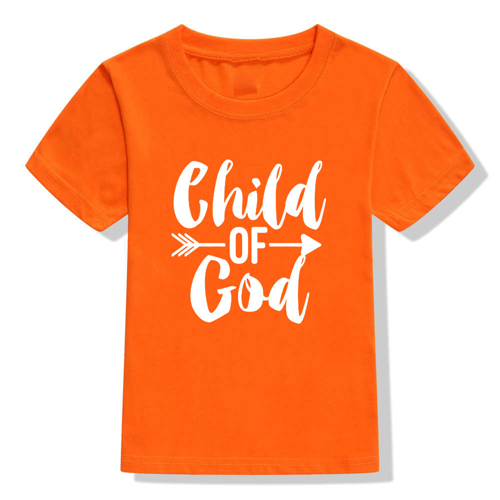 Kids Faith Shirt Christian Short Sleeve