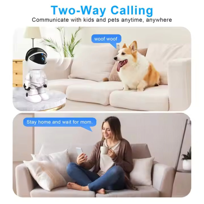 WESECUU Smart Robot with Camera