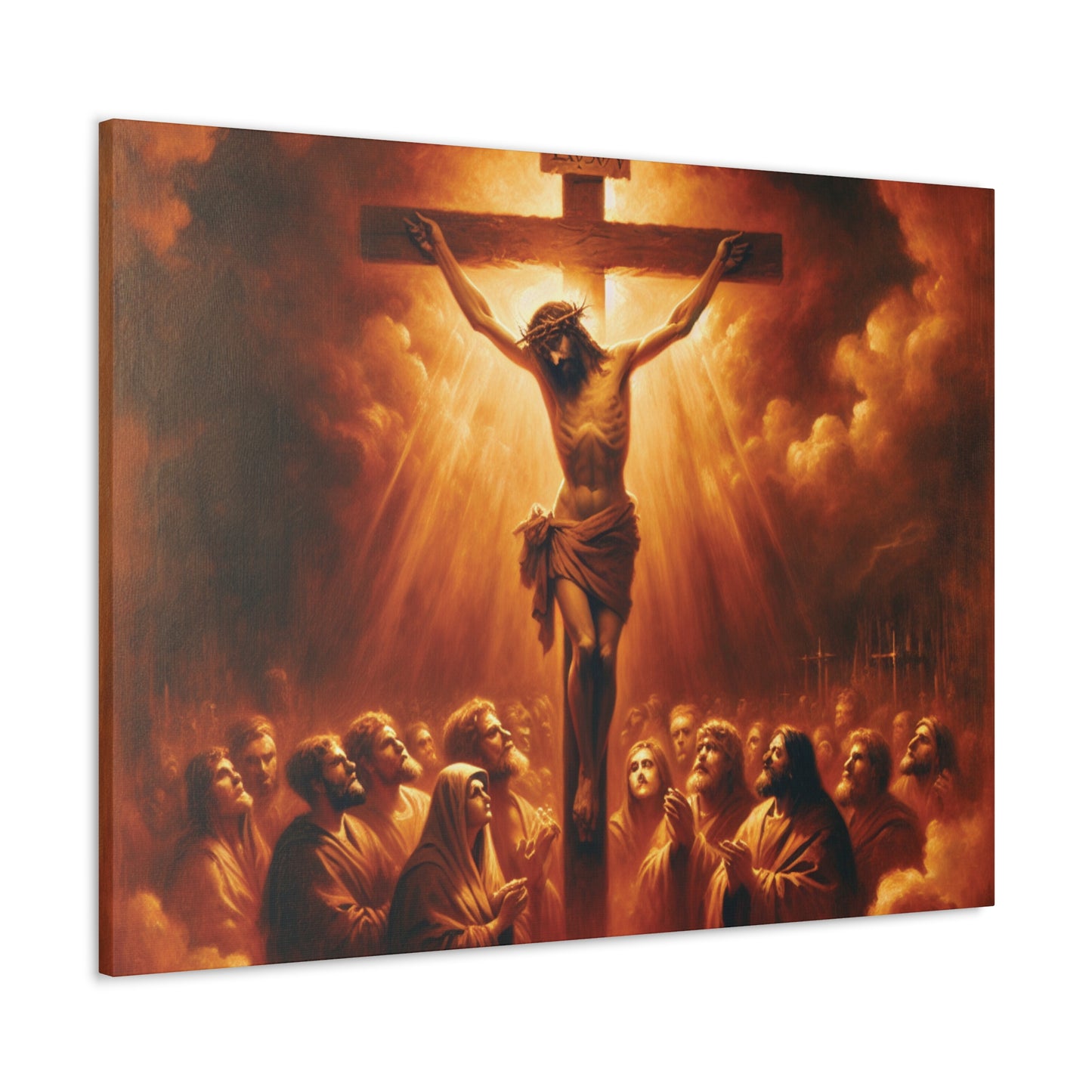 Crucifixion Canvas Wall Art