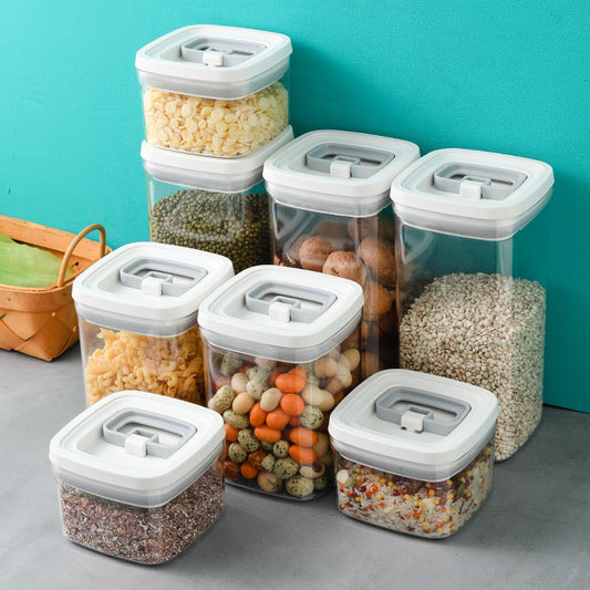 Transparent Stackable Kitchen Storage Container