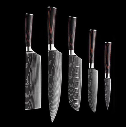 Damascus Style Chef Knives