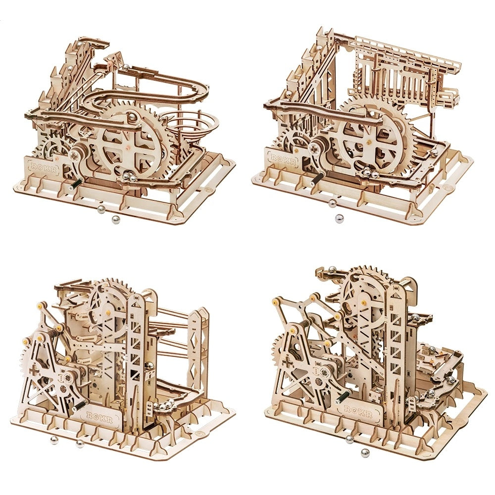 3D Wooden Puzzle Roller Coaster
