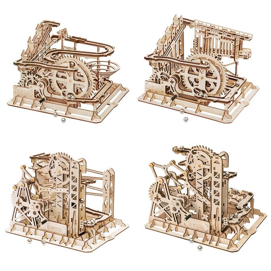 3D Wooden Puzzle Roller Coaster