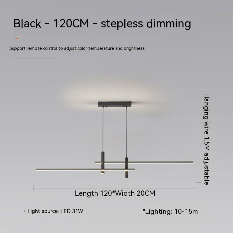 Nordic Minimalist Strip Dining-room Lamp