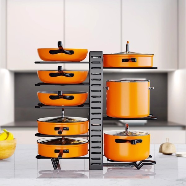 2 Piece Kitchen Organization And Storage Racks