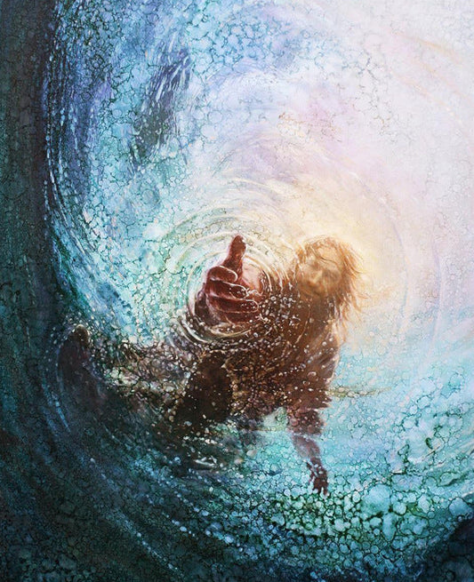 'Give Me Your Hand' Christian Canvas