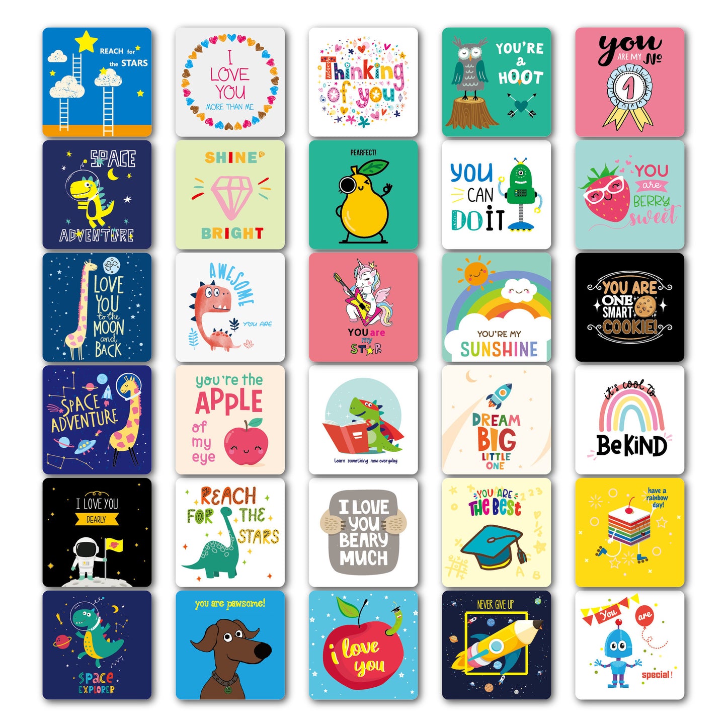 Kids Lunch Box Cards