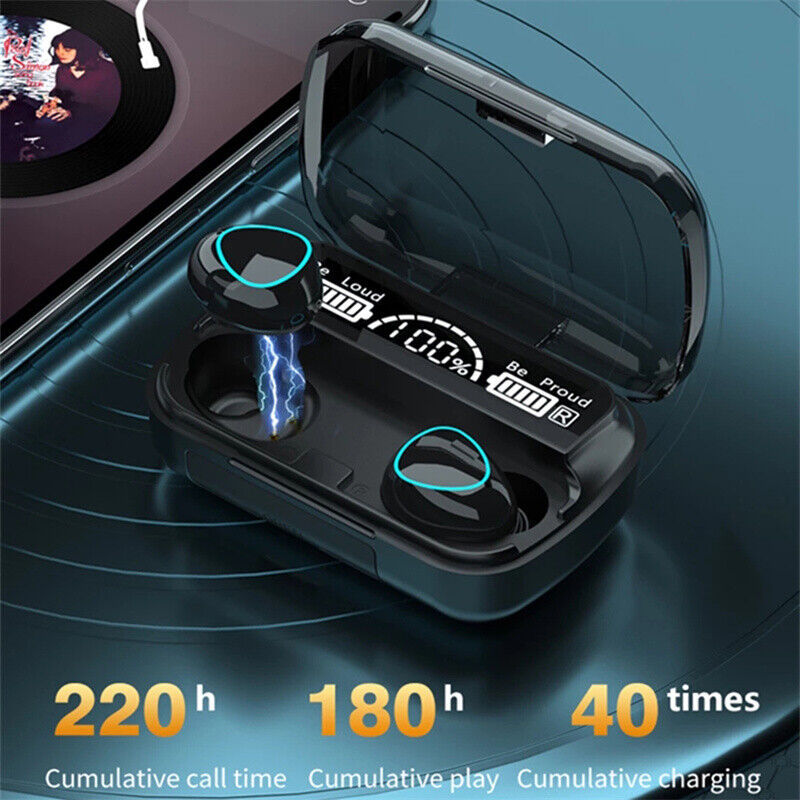 TWS Wireless Earbuds Bluetooth 5.0 Waterproof