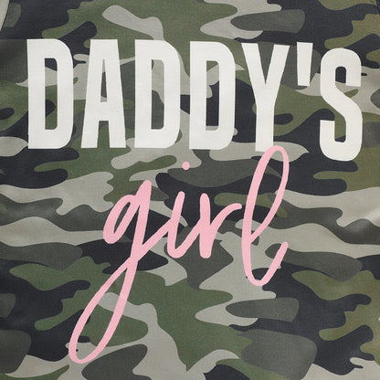'Daddy's Girl' Cute Letter Print Top & Coordinating Pants Set
