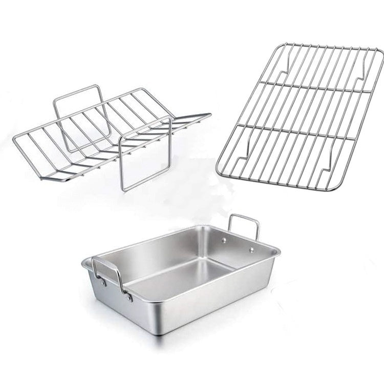 Stainless Steel Large Capacity Barbecue Tray