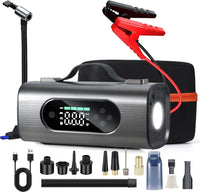 Newest 8 In 1 Portable Car Battery Starter with Air Compressor